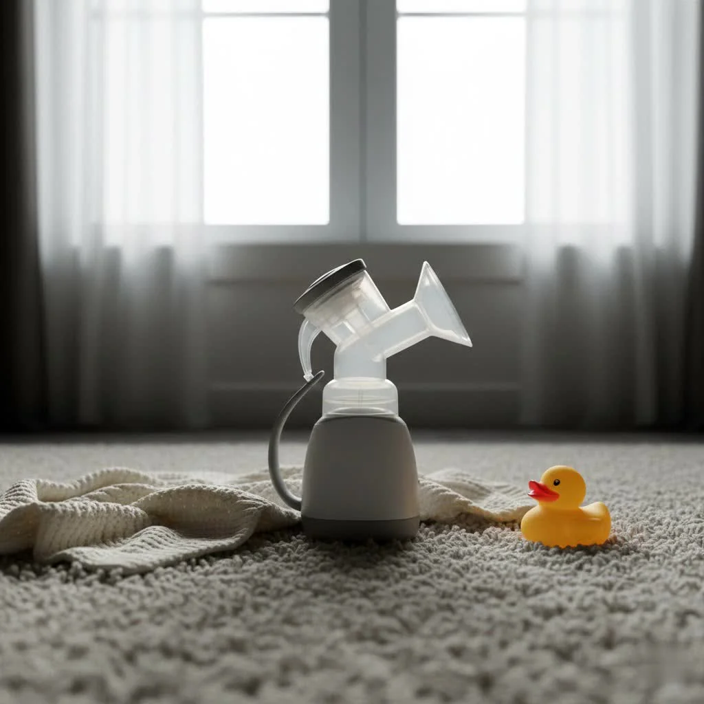 Medela Harmony manual breast pump with bottle